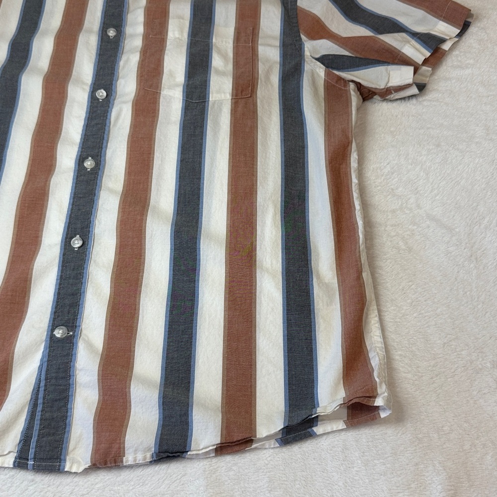 🔹Banana Republic striped short sleeve shirt - Picture 4 of 9